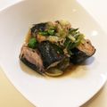 KaoruKKT's cooksnap of when they made ヘルシーおつまみ☆鯖缶水煮のねぎまみれ.