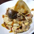 あやかときょうこ's cooksnap of when they made 叩きレンコンと豚肉のオイマヨ炒め.