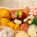 ユサカ's cooksnap of when they made キャラ弁☆簡単飾り切りウインナーの花.