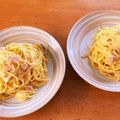 pamunao's cooksnap of when they made ランチにも◎簡単♪本格☆濃厚カルボナーラ.