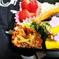 ゆけり３兄弟's cooksnap of when they made お弁当に☺ハムともやしのバター醤油炒め♡.