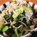 低カロ探検隊's cooksnap of when they made 節約＊もやしと豚こま肉のおかずナムル.