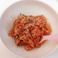 ポニーリボン's cooksnap of when they made 離乳食　完了期　トマトと卵のチャーハン.