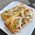 ♡てるてる♡'s cooksnap of when they made 明太子×玉葱のトースト.