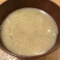 ｘｘｘ優's cooksnap of when they made レンコンときのこの味噌汁.