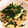 ayakocook's cooksnap of when they made 超簡単☆豚肉・エリンギ・にらのオイマヨ☆.
