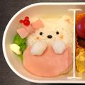 ひろし嫁's cooksnap of when they made すみっコぐらしキャラ弁♪春待つしろくま.