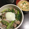 大阪のちゃーちゃん's cooksnap of when they made 豚こまとアスパラのネギ塩丼♪.