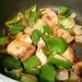 しらたまこむぎ's cooksnap of when they made 子供も大好き♪鶏肉とピーマンのBBQ炒め.