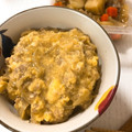 atvds_1504's cooksnap of when they made 挽き肉で親子丼風.