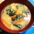 かねさん。's cooksnap of when they made 給食再現✨ほうれん草のふわふわスープ.