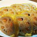 あんこ大好き❤'s cooksnap of when they made 白味噌で簡単❤からし蓮根.
