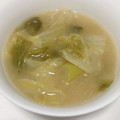 ERIKA76's cooksnap of when they made 白菜と根深ねぎのみそ汁.