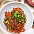 まる子とピッコロ's cooksnap of when they made 豚バラとごぼう・蓮根の甘辛炒め.