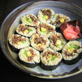 ひさかた's cooksnap of when they made 柔らか牛そぼろと玉子の太巻き風おにぎり♪.