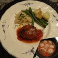 melmarilyn's cooksnap of when they made 煮込みハンバーグ✳我が家の味✳.