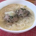 ayacci's cooksnap of when they made 春雨入り肉団子と白菜の中華スープ.