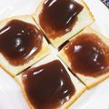 わか江's cooksnap of when they made 羊羹トースト.