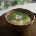 まろんかふぇ's cooksnap of when they made 豆苗のお味噌汁♡.