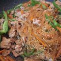 MegJpn's cooksnap of when they made 豚こまとピーマンの中華春雨炒め.