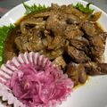 トコタン's cooksnap of when they made 若鶏肝甘辛炒め.