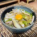料理男子部🍻's cooksnap of when they made フライパンで簡単！豚バラすき焼き丼ぶり♡.