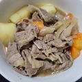 雲龍's cooksnap of when they made レンジの蒸し効果でほくほく肉じゃが.