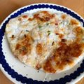 にことん's cooksnap of when they made １０分で完成♡余った餅で『ネギチーズ餅』.