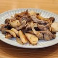 かなりんココりん's cooksnap of when they made 長芋と豚肉としめじの炒め物.
