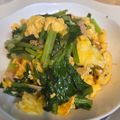 ゆるмαмα's cooksnap of when they made ベーコンと小松菜☆卵のマヨネーズ炒め.