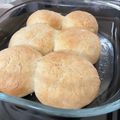 mukku♡'s cooksnap of when they made 作業5分！こねないふんわり生バターパン.