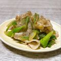 のんべぇヒロ's cooksnap of when they made 弁当に◎簡単♪豚バラと葱のオイスター炒め.