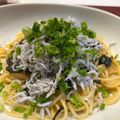 えびしお＠修行中's cooksnap of when they made 火を使わず◎贅沢しらすのバター醤油パスタ.