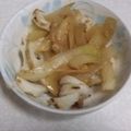 きらり流れ星's cooksnap of when they made ちくわの適当炒め.