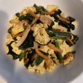 クックECV9QY☆'s cooksnap of when they made ◎豆腐＆ほうれん草　カレー風味炒め◎.