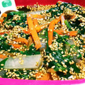 nanaねぇ。's cooksnap of when they made レンジで☆ほうれん草と大根の胡麻和え.
