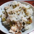 ◎わかちゃん◎'s cooksnap of when they made 鶏肉入り 大根葉の菜飯.