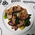 NAOばあさん's cooksnap of when they made 豚バラ肉と白ネギのクレイジーソルト炒め☆.