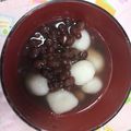 にゃんこりんご's cooksnap of when they made 缶ぜんざい.