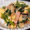ｶｯﾊﾟ。's cooksnap of when they made ほうれん草とベーコンと卵の炒め物.