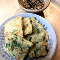 お散歩ころん's cooksnap of when they made もっちり美味しい♪ニラと干しエビのチヂミ.