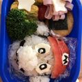 だだだっこ's cooksnap of when they made 園児キャラ弁【マリオ】.