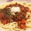 romaric's cooksnap of when they made 合挽肉にちょい技de本格派♥ミートソース.