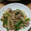 たらららーん's cooksnap of when they made ピーマンと玉ねぎの豚肉ゴマ炒め.