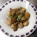 K0A9O0R8U♪'s cooksnap of when they made 簡単♪里芋と挽肉のコチュジャン煮.