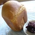 りーたみ's cooksnap of when they made 《HB》　粒あん・抹茶　食パン.