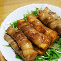 ふみこばあ's cooksnap of when they made 厚揚げの豚バラ巻き＊韓国風＊.