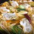 akiaki77's cooksnap of when they made 創味シャンタンで簡単！ピリ辛餃子鍋.