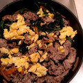 クックお助けマン's cooksnap of when they made 豚肉といろいろ野菜のふんわり卵炒め.