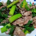 Yount's cooksnap of when they made 豚肉となばなの塩昆布炒め.